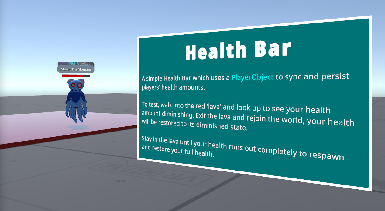 Health Bar World Preview